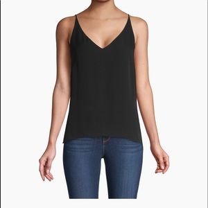 L’AGENCE silk Gabriella black tank